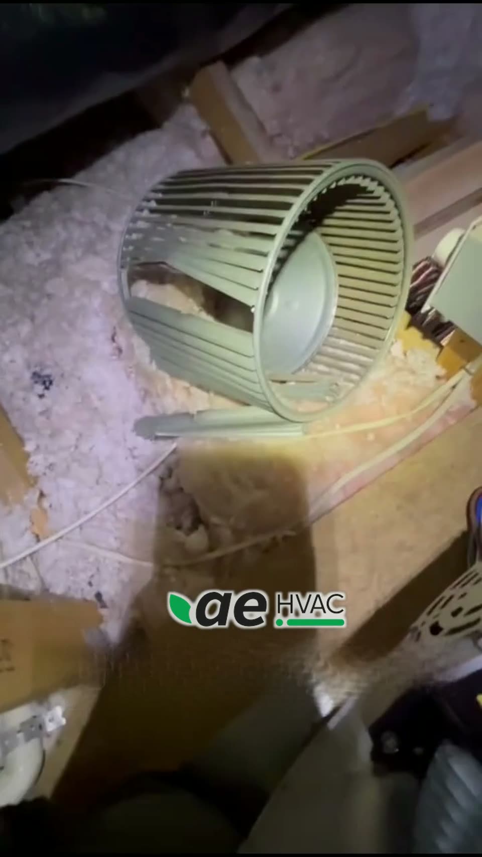 Carrier blower wheel shattered at the motor