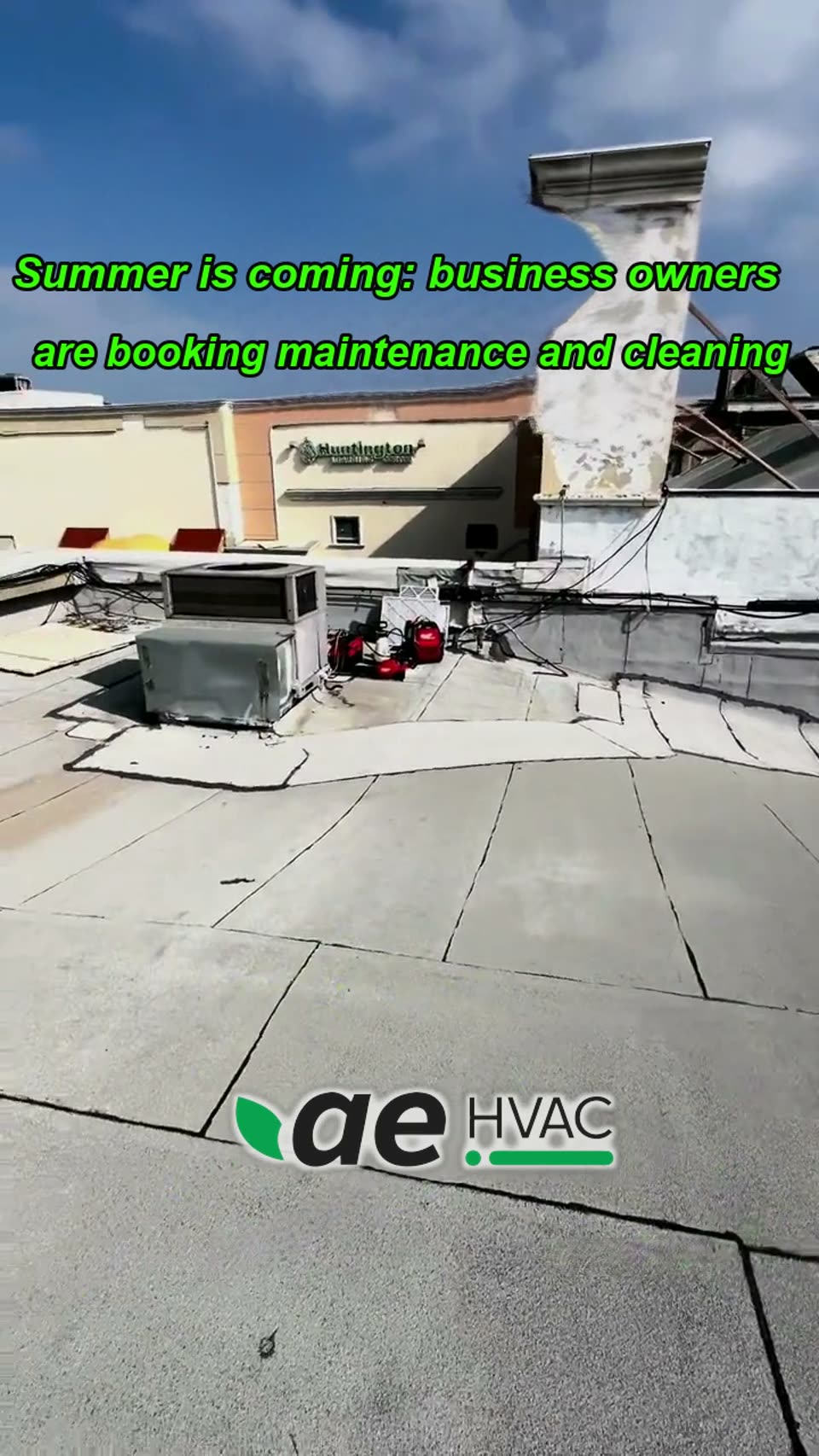 Commercial maintenance before summer
