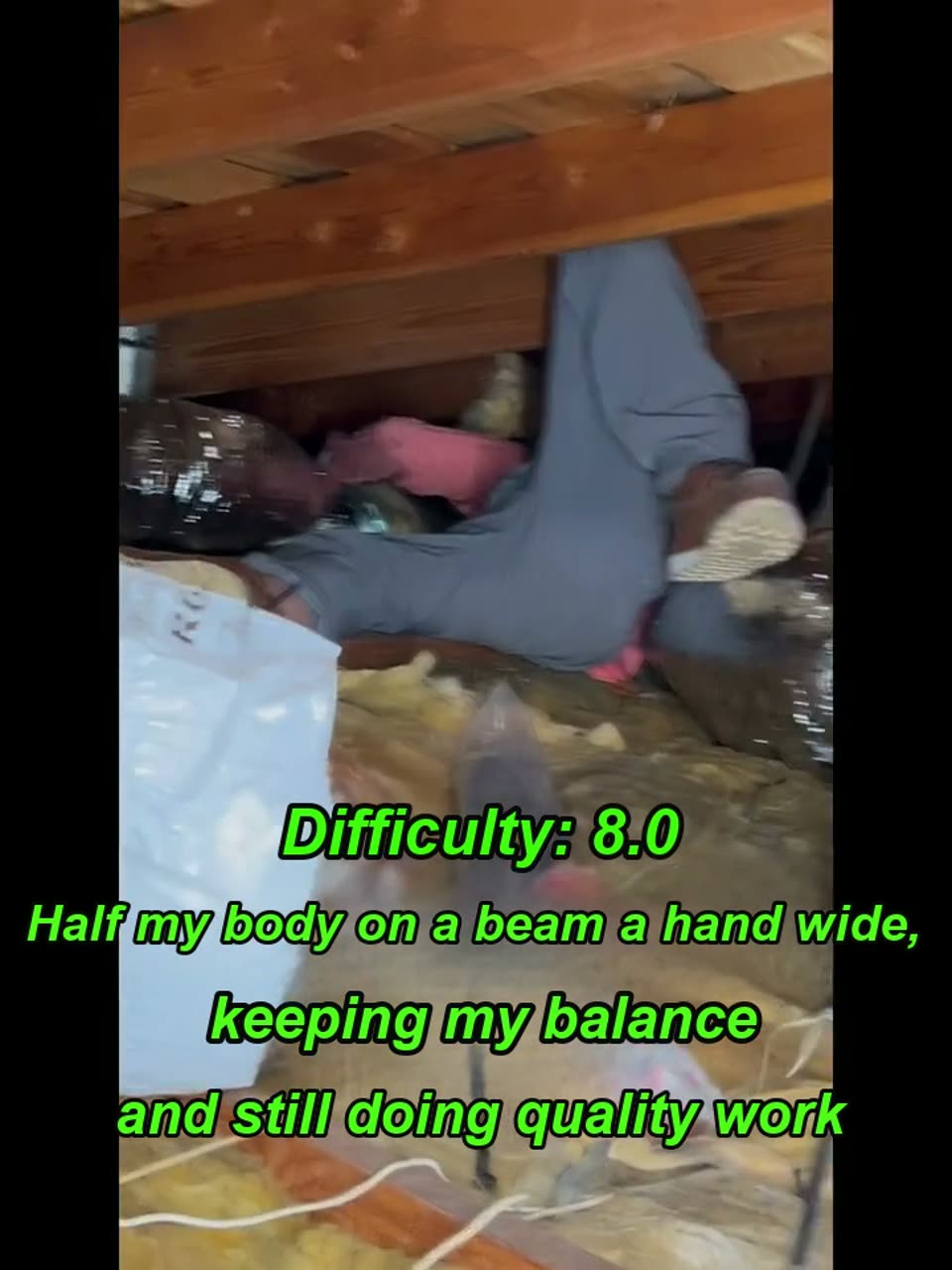 Replacing old ductwork in a cramped attic