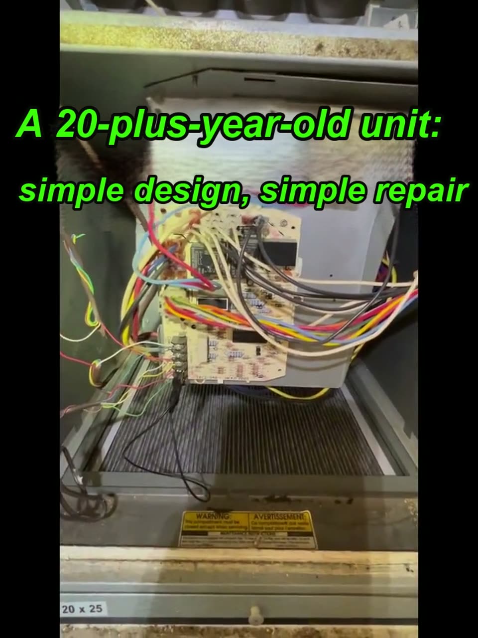 Repairing a 20-year-old furnace near UCI