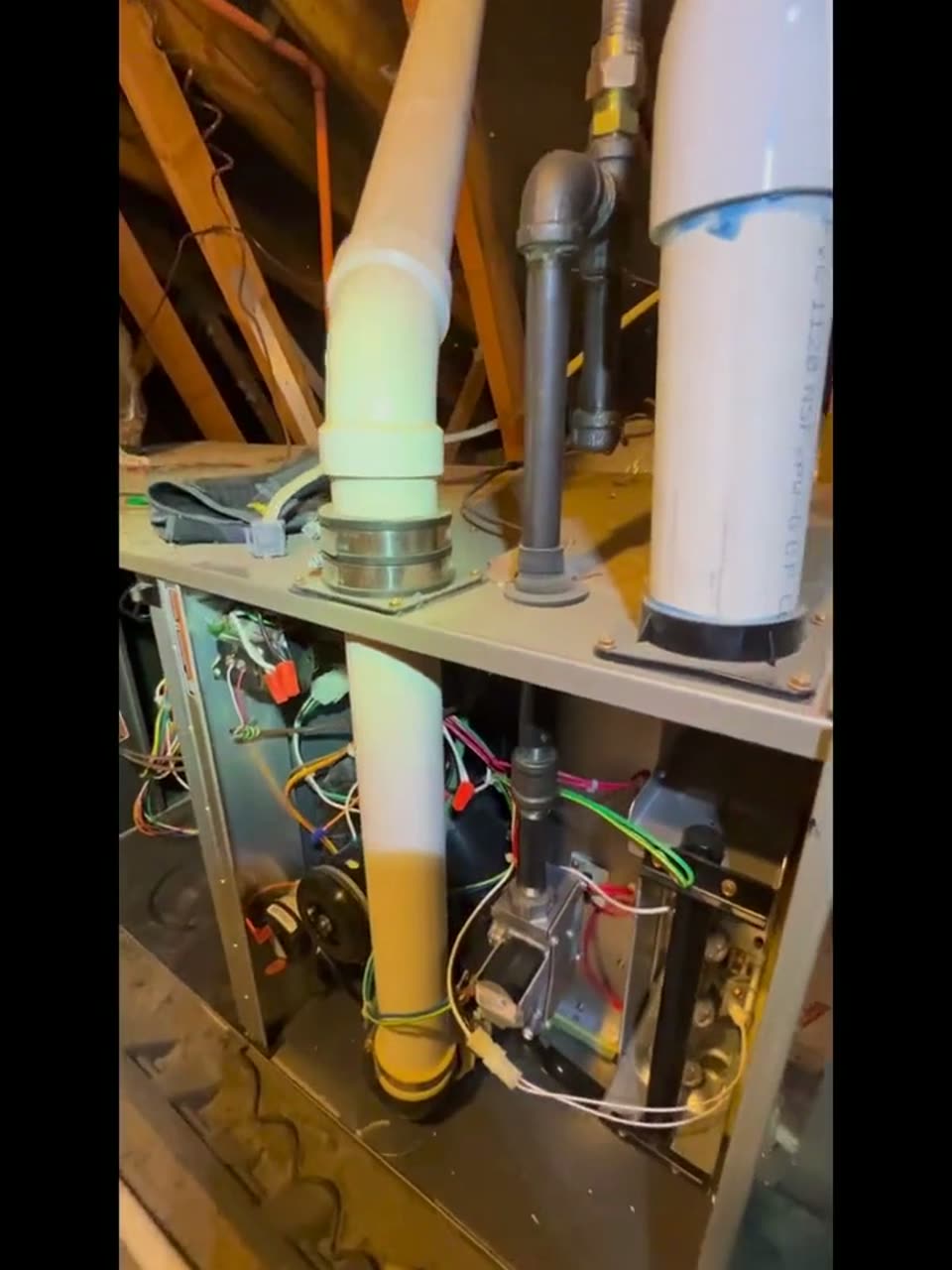 Furnace flue sealed off since the house was built