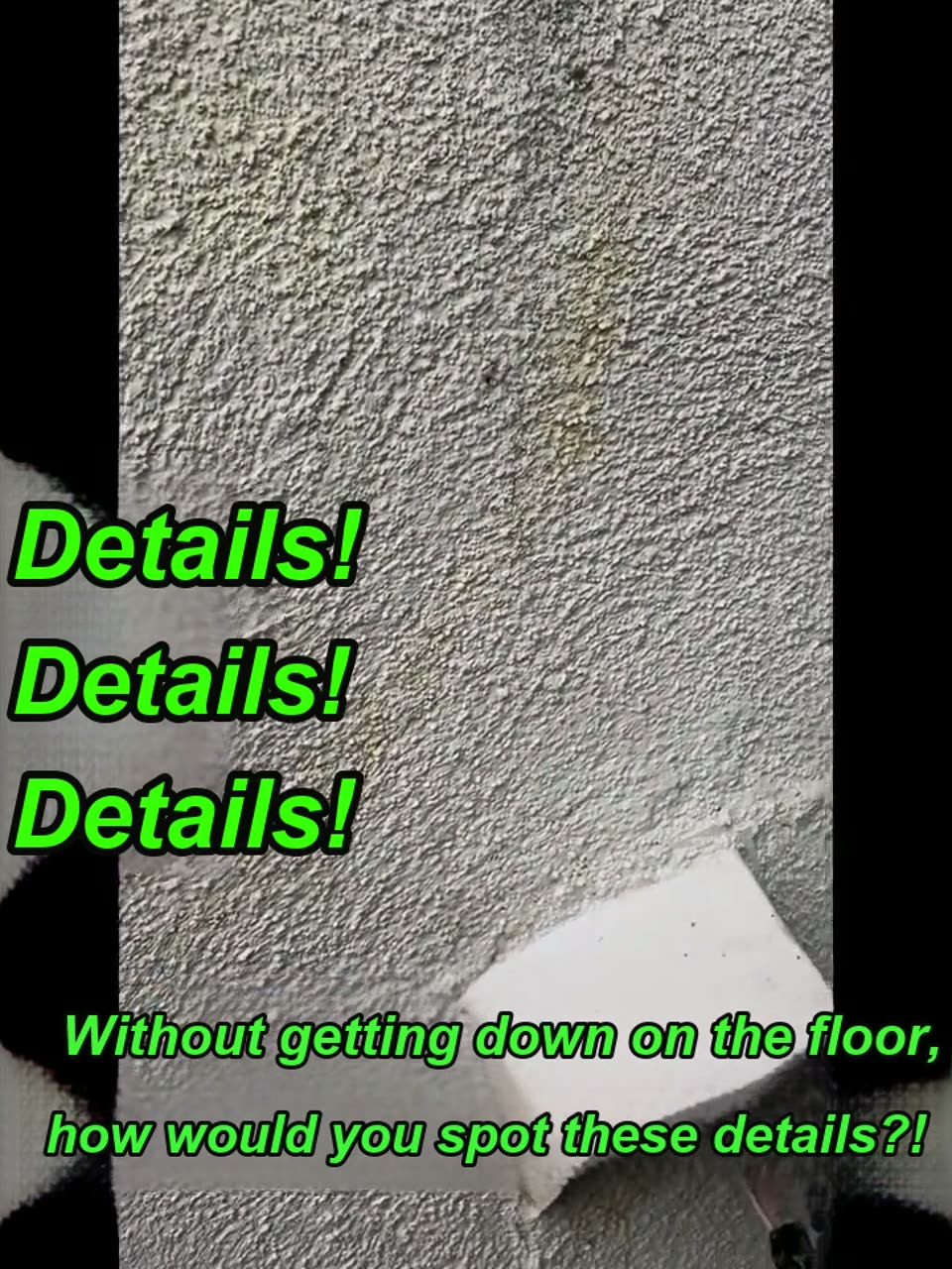 A kinked copper line hidden in the wall