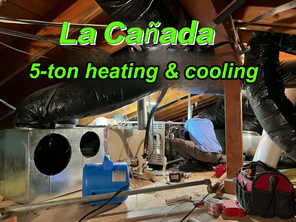 5-ton heating and cooling replacement